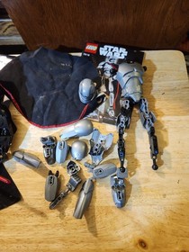 LEGO Star Wars Buildable Figure Kylo ren Set 75117 & Captain Phasma Incomplete 