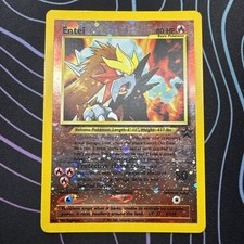Pokémon TCG Entei Promo Card 1/17 Pop Series 2 Rare Holo LP