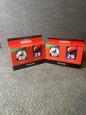 Lexmark 2 Pack 28 Black 29 Color Genuine Ink Cartridges For X Z Series Qty 2