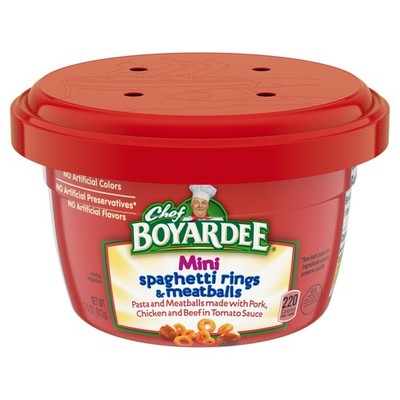 Chef Boyardee Mini-Bites Spaghetti Rings & Meatballs, 7.5 Ounce (Pack of 1)