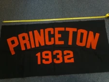 Vintage Princeton University Class of 1932 Wool Felt Banner VGC 34 x 68