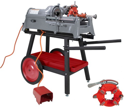 #ad Reconditioned RIDGID® 535 V1 Pipe Threading Machine with Cart Dies Heads amp; Oil $3749.99