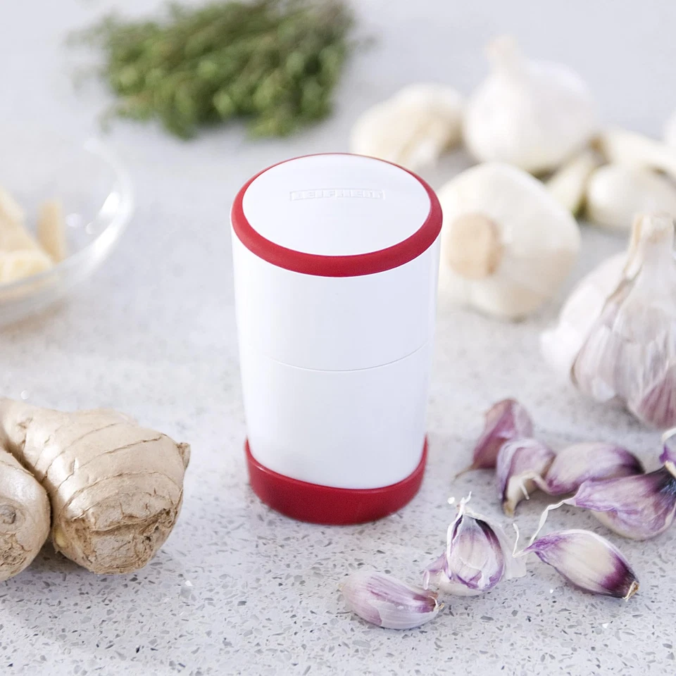 Leifheit Gourmet Garlic Slicer, Stainless Steel Blades, ABS Plastic Body, Twi... - Image 2 of 4