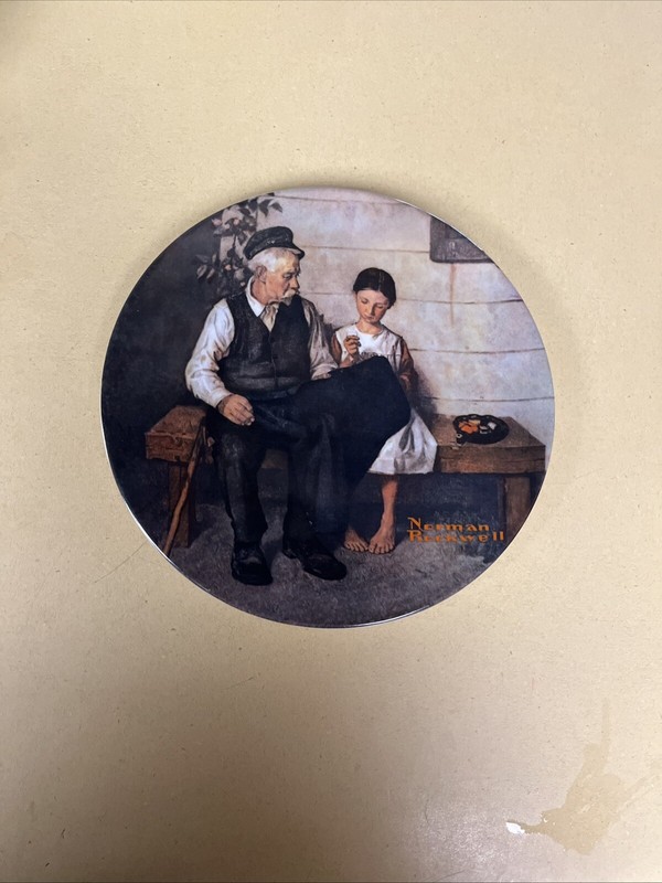 1979 Norman rockwell plates The Lighthouse Keepers Daughter-#11453X-w/hanger