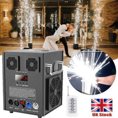 500W Kaltfunkenmaschine DMX Bühne Spezialeffekt Hochzeit DJ Event Weihnachten mit Fernbedienung