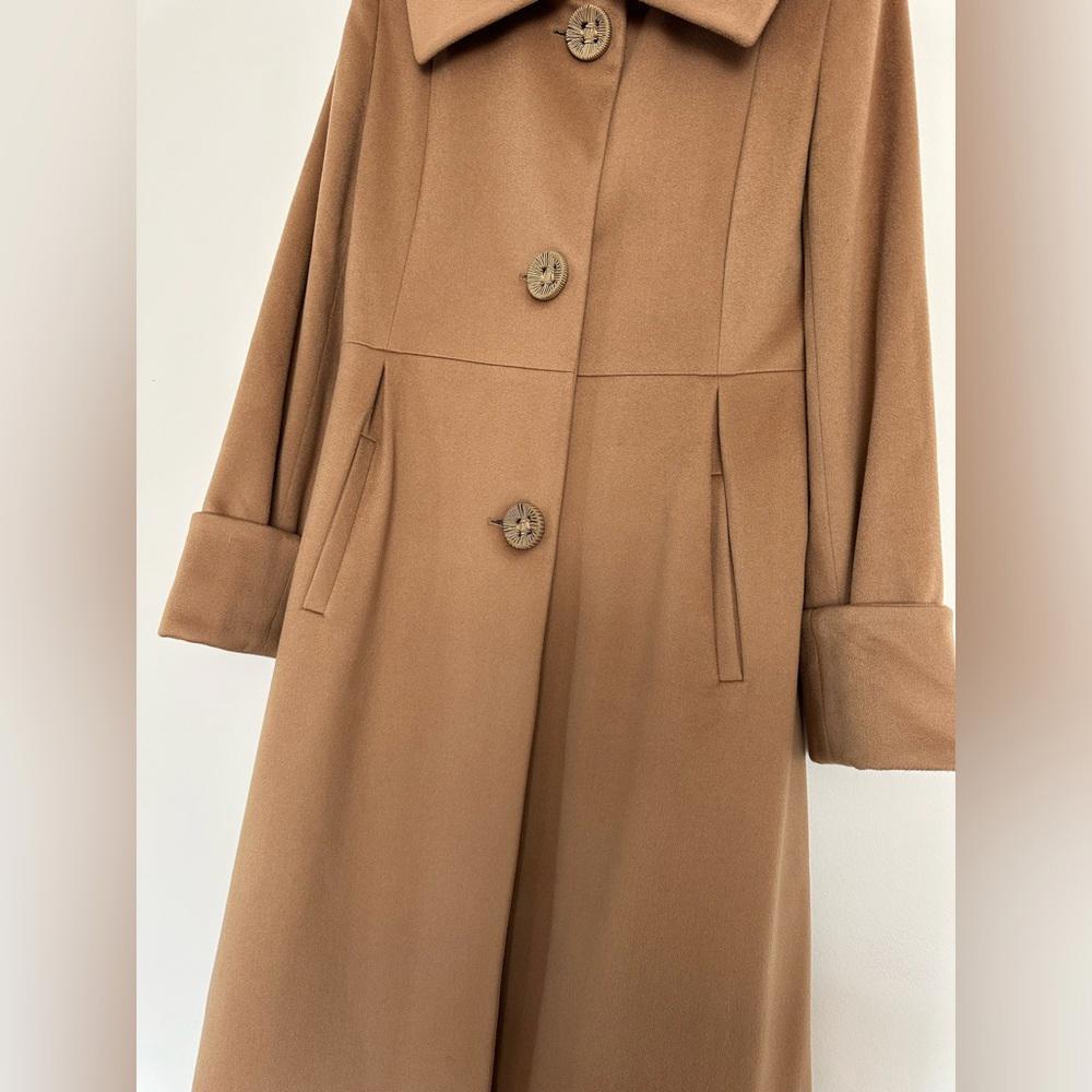 Cinzia Rocca Women's Long Superfine Wool Camel Coat image 3