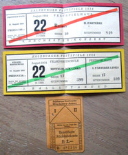 1954 SALZBURG FESTIVAL AUGUST 22 VINTAGE TICKETS -W-36