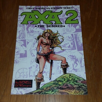 AXA #2 THE WISE FIRST AMERICAN EDITION SERIES AVENELL ROMERO 1982 TPB 