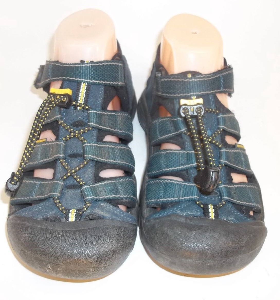 Scarpe Keen Kids US 4 Tessile Blu Impermeabili Atletica Camminata Sandali Gancio Anello