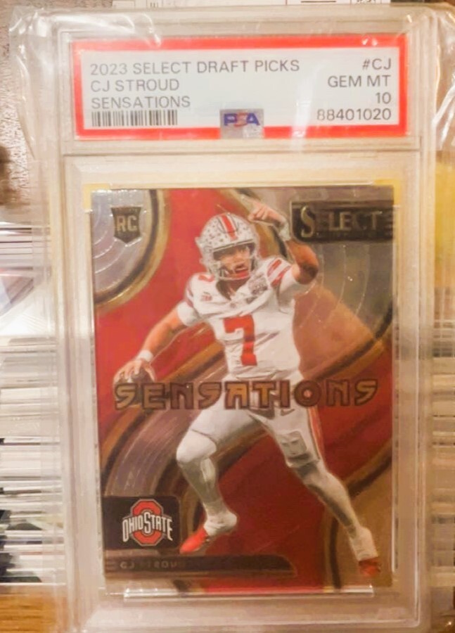 Psa 10 2023 Select draft picks Cj Stroud Sensations Rookie