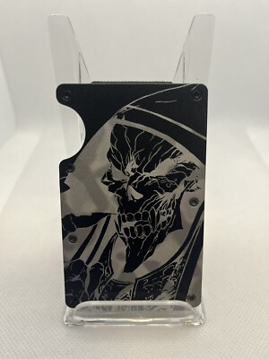 Ainz Metal Minimalist Wallet Card Case From Overlord Anime
