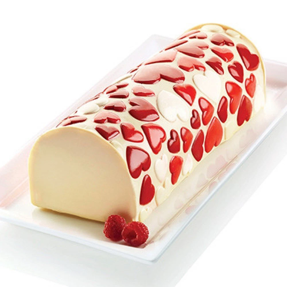 Silikomart Magic Love Heart Print Log Cake Baking Mold
Opens in a new window or tab