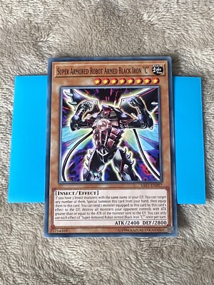 Yugioh! TCG SUPER ARMORED ROBOT ARMED BLACK IRON ''C'' SAST-EN097 UnL Common