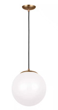 Generation Lighting Leo Hanging Globe 12" 14W Integrated LED Pendant 602293S-848