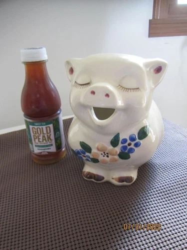 Shawnee Pottery Smiley Pig Large Pitcher