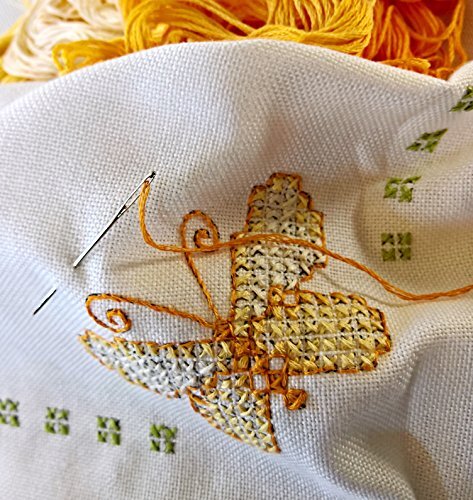  Embroidery Hoops, Oval Imitated Wood Design, 3 Pcs 