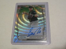 2019 Bowman Sterling Prospect Wave Refractor Auto Sheldon Neuse #BSPA-SN /125!