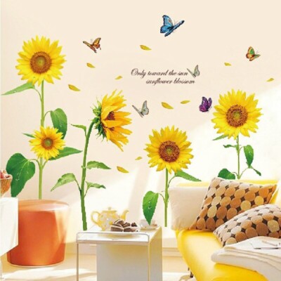 Removable Butterfly Flower Decal Wall Sticker Vinyl Mural Art Bedroom Home Decor