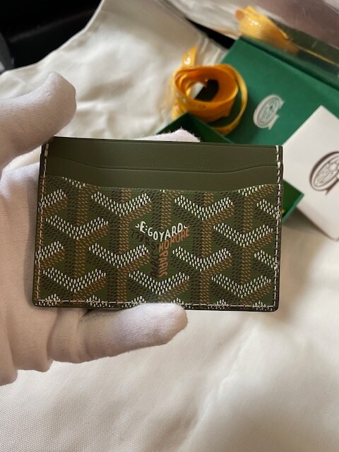 Goyard Khaki Green Saint-Sulpice Card Holder Limited Edition GYD