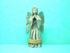 Vintage Hudson Pewter April Birthstone Angel Figure 1995 2.5 in Tall