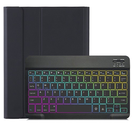 Backlit Keyboard Case Cover For iPad 6th 7th 8th 9th 10th Gen Air 3 4 5 6 Pro 11 - Picture 22 of 47