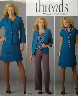 Simplicity 2474 Strickjacke Oberteil Kleid Rock Hose Jacke Schnittmuster UNGESCHNITTEN