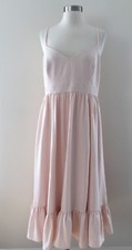 New J Crew Tall Drapery Spaghetti-strap Dress 16T Soft Apricot Pink G4682 $148