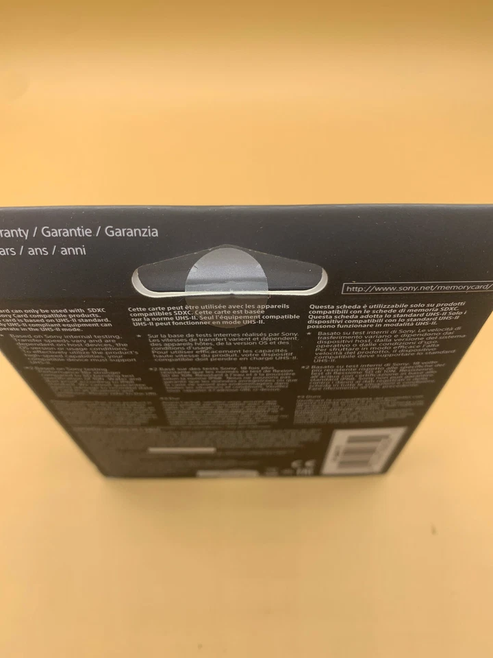 Sony 64GB SF-G Tough Series UHS-II SDXC Memory Card - Image 3 of 3