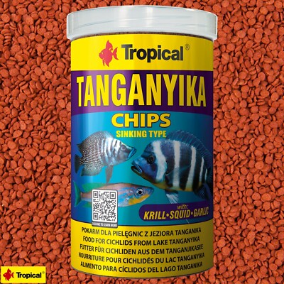 Tropical Tanganyika Chips 1L mit Krill, Tintenfisch und Knoblauch