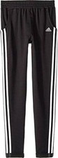 adidas Kids Girl's Roll Cuff Jogger Big Kids Black X-Large