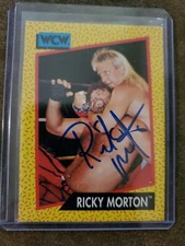 WCW Legend Ricky Morton Hand Signed Autographed card