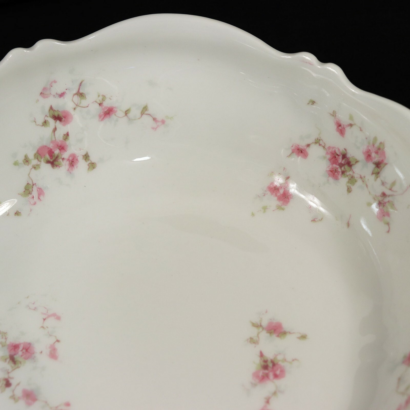 Theodore Haviland Limoges Antique Floral Serving Bowl Schleiger 159y Pate a Feu
