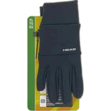 Head Touchscreen Ultrafit Gloves Running Mens Sensatec Stretch Black Extra Large