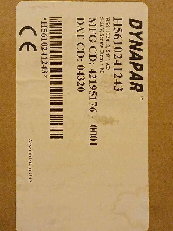  Dynapar Heavy Duty  Incremental encoder H5610241243 New - Image 2 of 4
