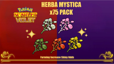 Pokémon Scharlachrot und Violett: Herba Mystica 75x Pack/Erhöhen Sie glänzende Chancen