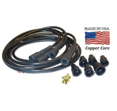 Copper Core Spark plug wires for J I Case, Case, Case IH Tractor