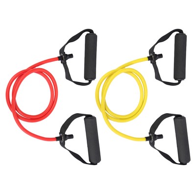  2 Pcs Pull Rope Fitness Elastic Bands for Exercise Resistance with Handles