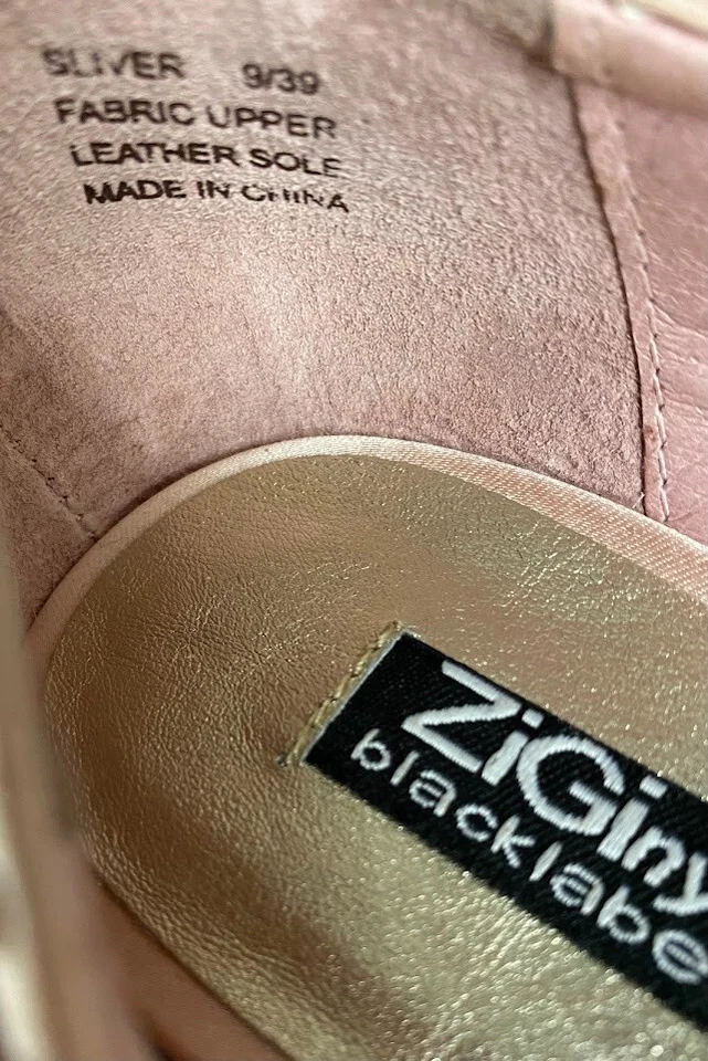 Tacones de cuña ZiGiny Blacklabel estrás talla 9M - usados Foto 4 de 4