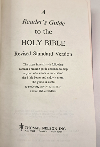 Vtg 1972 Holy Bibe Concordance Revised Standard Version Red Letter Thomas Nelson - Afbeelding 8 van 13