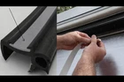 Caravan/motorhome grey window rubber Insert/Trim 25mm sold by the metre