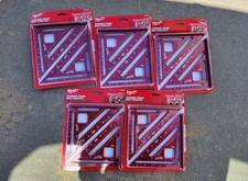 LOT OF 5 Milwaukee 7 Rafter Square 2 Pack Rei...