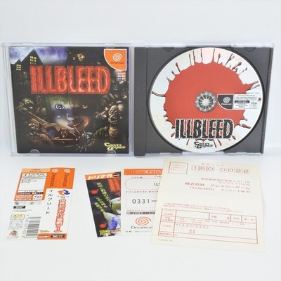 Dreamcast ILLBLEED Spine 1673 Sega dc