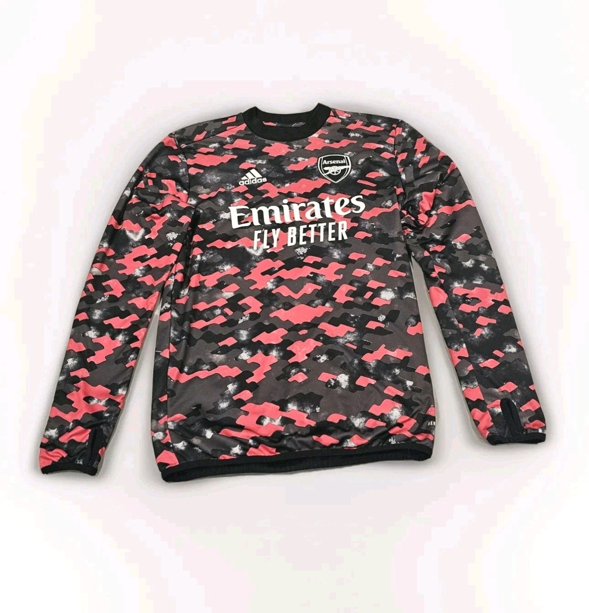 ウェア Arsenal 2021-22 Training Shirt Mens S Arsenal 2021/22 Adidas Training Shirt Warm Pre Match Long