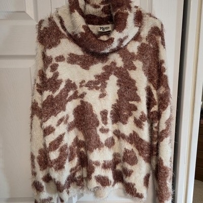 Show Me Your Mumu Holy Cow Sweater Animal Print