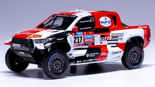 Ixo 1/43 Toyota Gr Dkr Hilux De Lategan Rally Dakar 2022 Statisches Modell-image