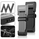 Faltschloss Fahrrad Schloss Zahlenschloss mit Halterung 2 Schlüssel Motorräder