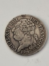 LOUIS XVI : 1/2 ECU DE 6