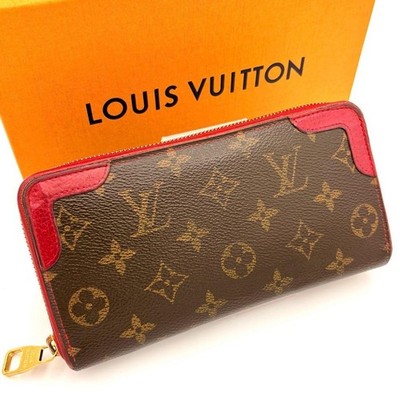 Louis Vuitton Monogram Retiro Zippy Wallet Brown Used From Japan