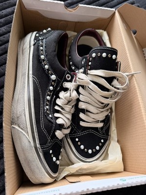 VANS OTW Old Skool Reissue 36 Pearlized Black Satoshi Nakamoto M 7 W 8.5 EU 39 