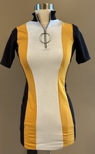 Black Gold And White Steeler Penguin, Pirate Colors Dress Pretty LittleThing  4